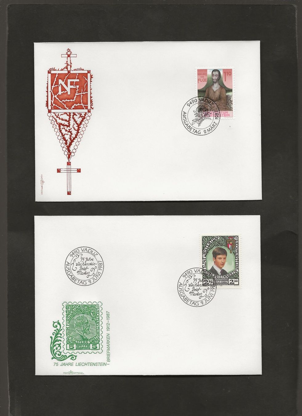 Tutti i francobolli: 32 FDC Liechtenstein 1986 bis 1989 – Usato da Au ZH venduto da xelagreb01 6