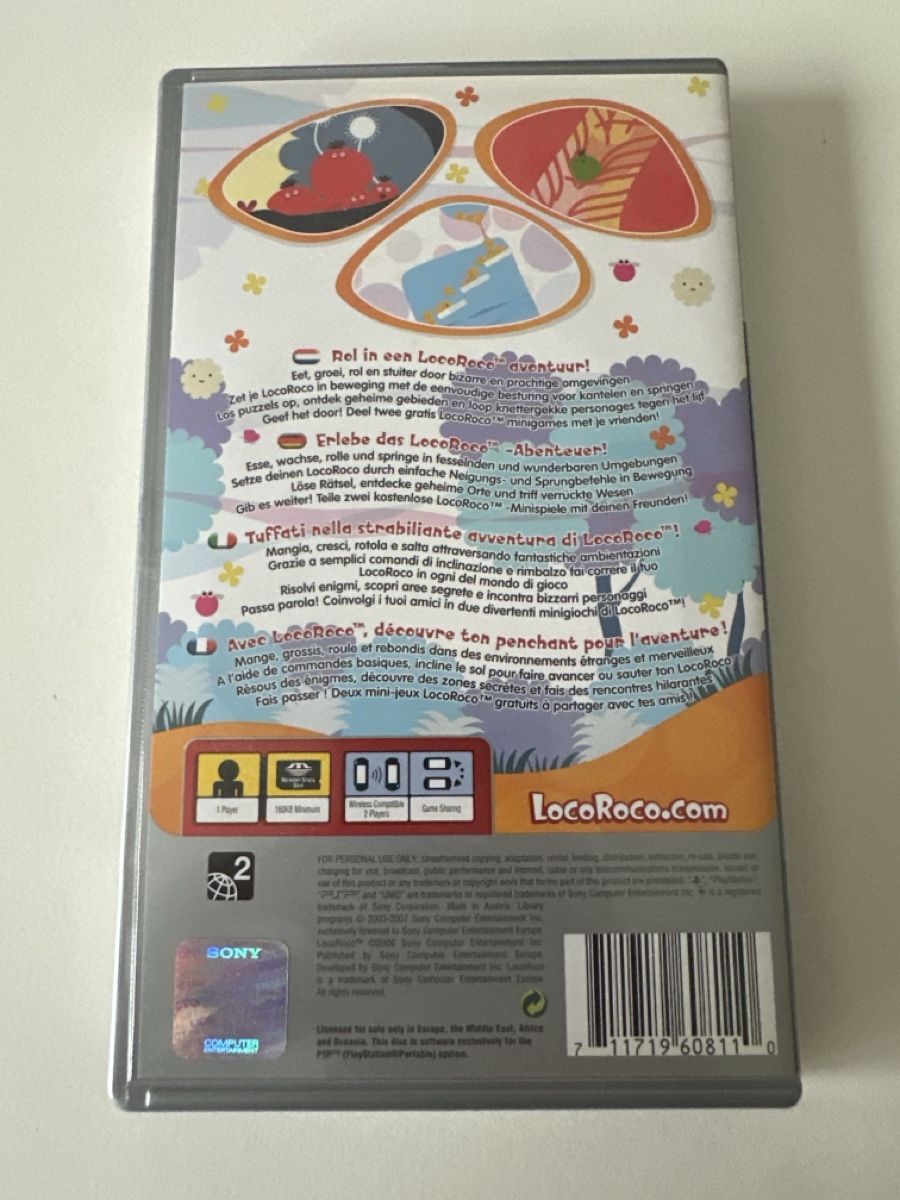 Sony Giochi: Spiel LocoRoco Sony PSP Platinum Version CIB – Usato da Oberengstringen venduto da sasej 1
