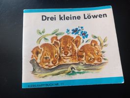 Drei kleine Löwen - Klein Happybuch Nr. 11, Rarität!