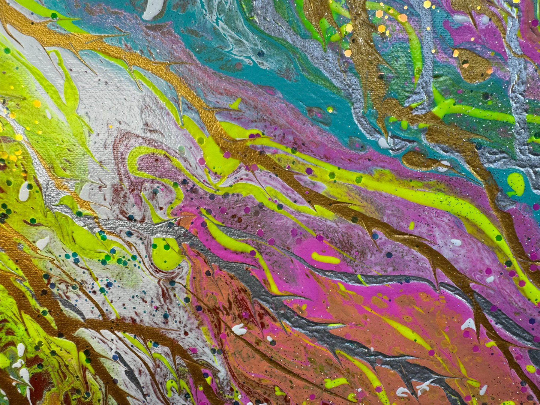 Dipinti: Acryl-Flüssigmalerei, rechteckig – Usato da Schlieren venduto da MayaSheng1983 1