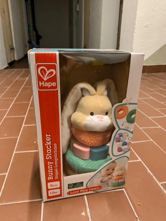 Speed Monkey Roly Poly Stacker Holzspielzeug - Stapelbare Ringe In Bunten Farben, FSC-zertifiziert & Ungiftig - Lernspielzeug Für Babys Ab 6 Monaten