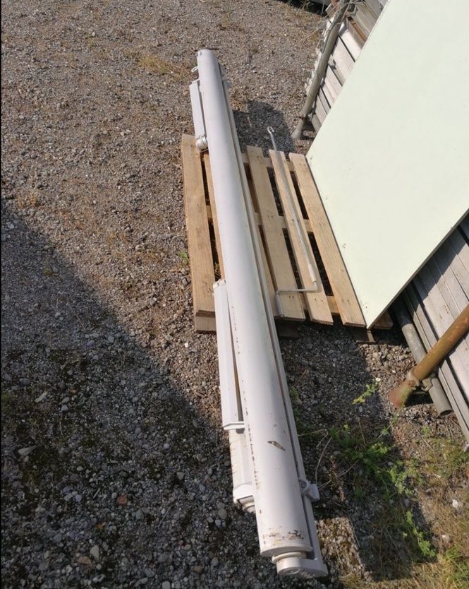 Stobag Tende da sole: Stobag Sonnenstore gelb/weiss – Usato da Obfelden venduto da carobaum 3