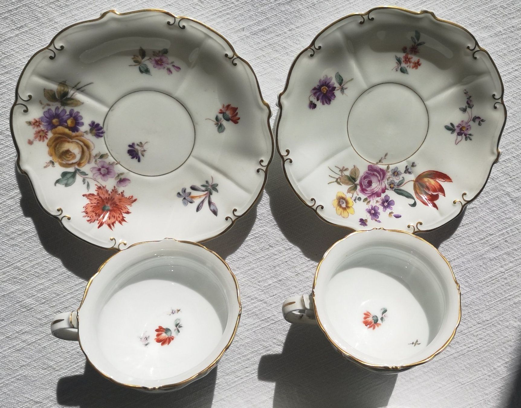 Set di piatti: Nymphenburger Tafelservice "Baroc" – Usato da Zürich venduto da Tanteemma369 4