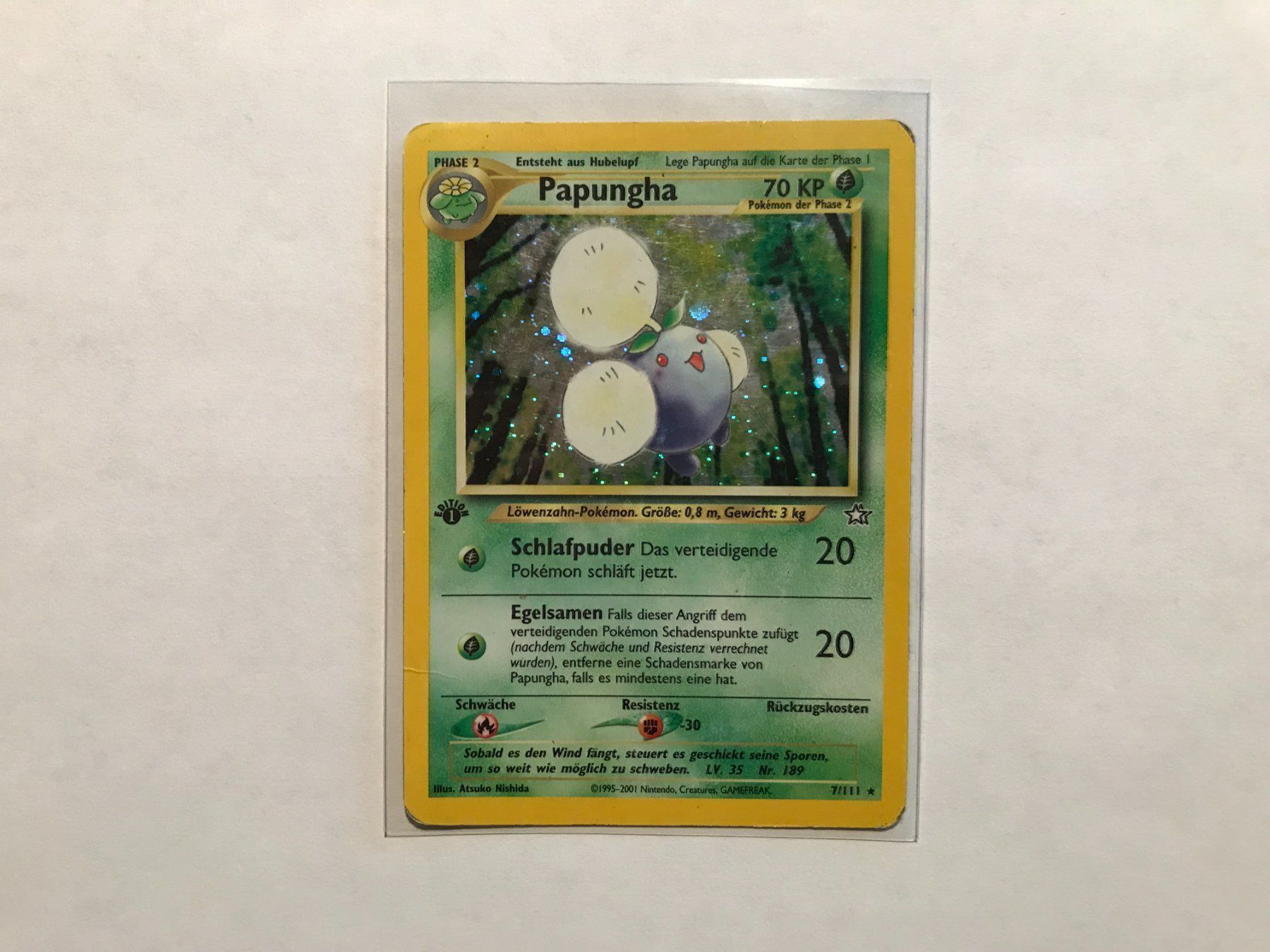 Pokémon Carte collezionabili: Papungha holo Neo Genesis 1. Edition – Usato da Hagendorn venduto da Pokecollectorch