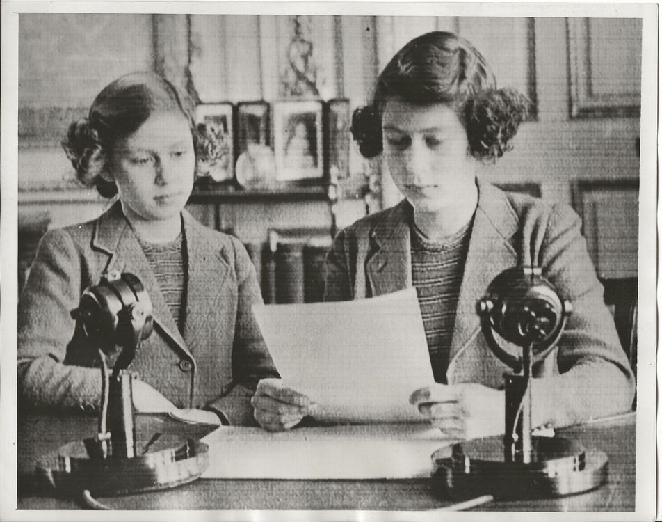 Vintage, Princess Elizabeth, 2. Weltkrieg, Radioansprache!!! | Kaufen ...