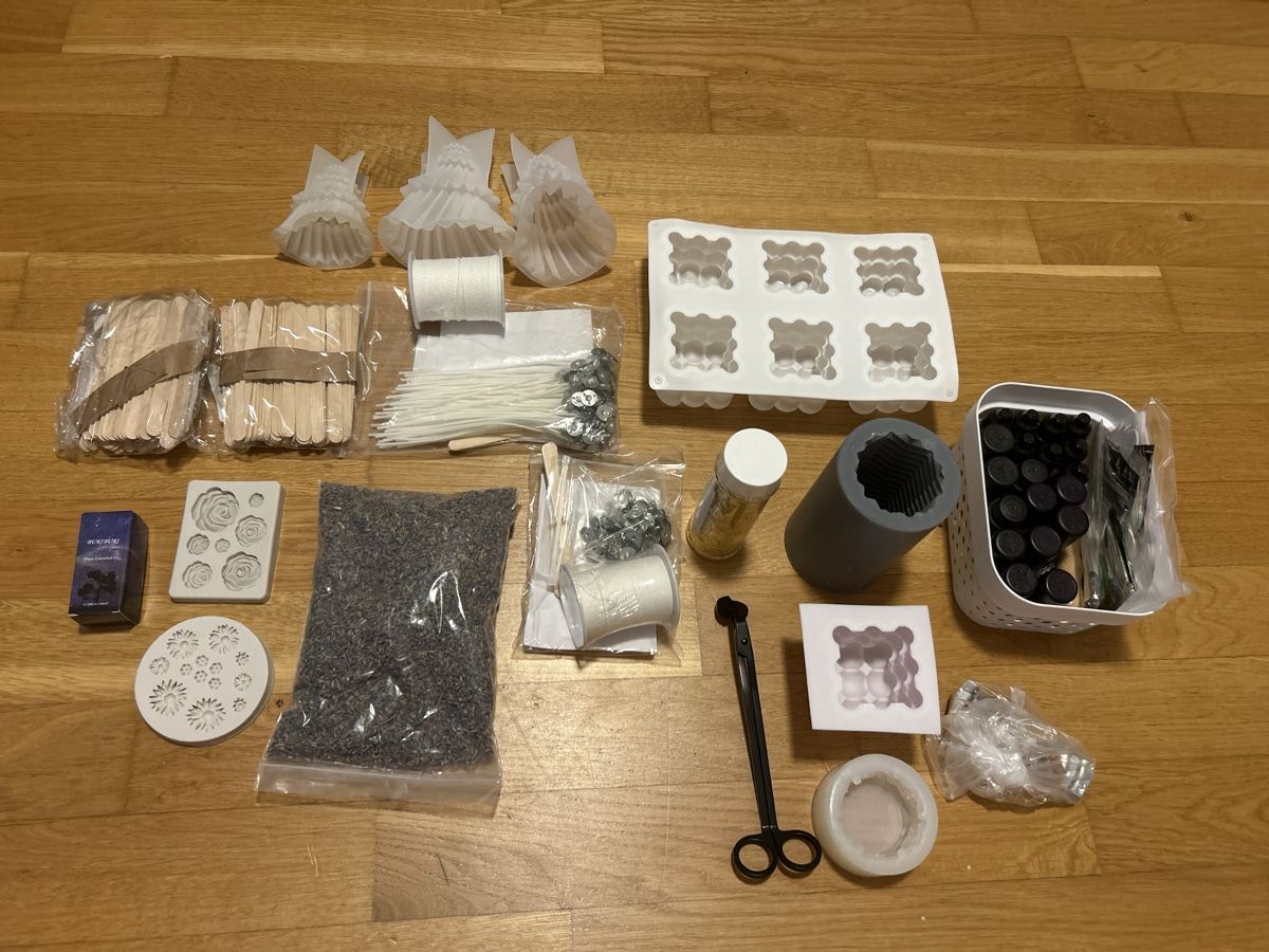 Kerzen: Diverses Material zum Kerzen giessen – Gebraucht aus Hunzenschwil von happy07201