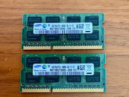 Samsung 8GB (2×4GB) DDR3-1333 SO-DIMM