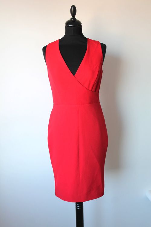 Robe Bleue à Paillettes NEW LOOK Taille 10 - Sans Manches, Style Bodycon