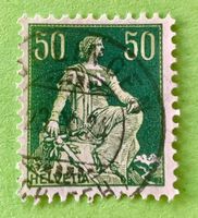  Nr.113 Sitzende Helvetia mit Schwert GESTEMPELT 