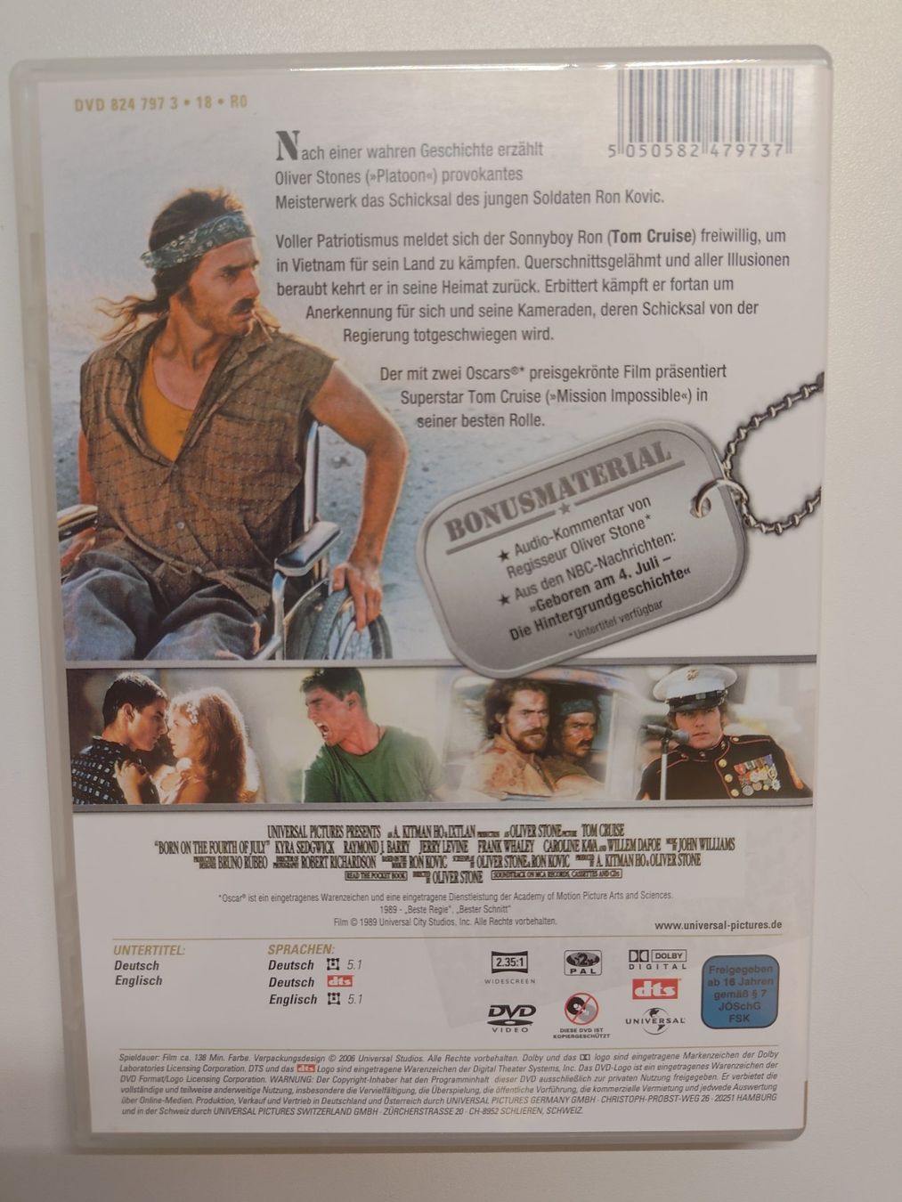 Tutti i DVDs: Geboren am 4. Juli – Usato da Liestal venduto da Kratzilla 2