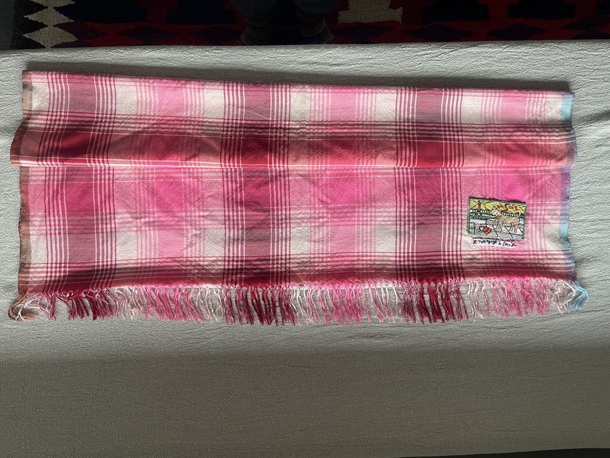 Ensoie Foulard & Sciarpe: En Soie Seidenschal rosa-blau – Usato da Zürich venduto da ehupp 5