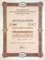 Genossenschaft Grundstückverkehr- und Kredit-Co - 1932