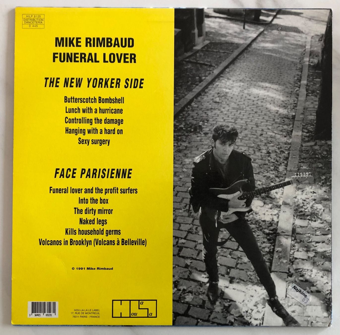 Schallplatten: MIKE RIMBAUD - FUNERAL LOVER – Gebraucht aus Poliez-Pittet von Newtown-Records 1