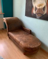 Gemütliche Récamiere / Chaiselongue in Braun zu verkaufen