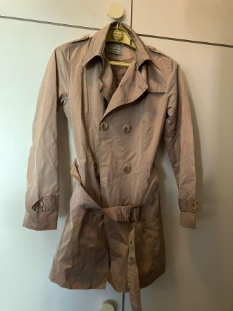 Trench beige misto cotone Miss Aless tg.S