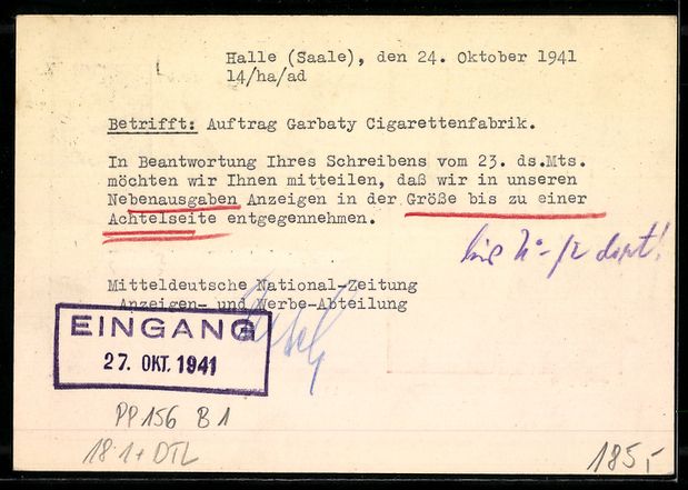Ganzsachen: Ganzsache PP156 B1: Halle a. d. Saale, D – Gebraucht aus Berlin von bartko-reher 1