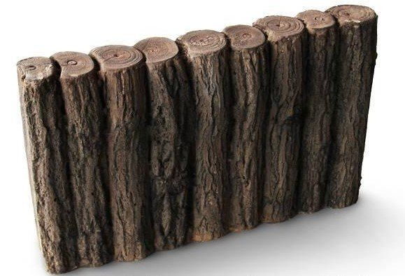 Bücher: Beton Palisade 25 mit Holzimitation – Neu (gemäss Beschreibung) aus Herbetswil von AHA-Garten