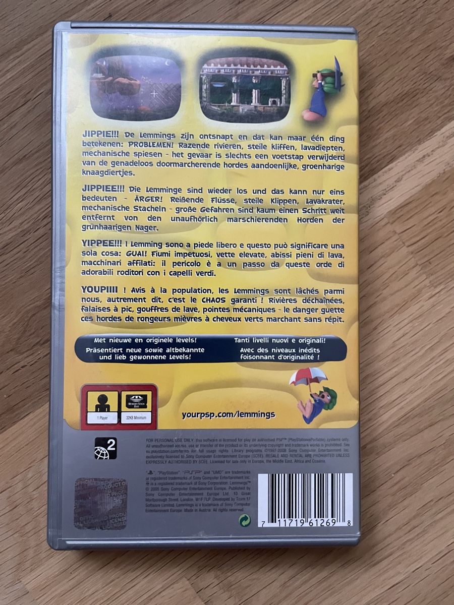 Giochi: Lemmings für PSP – Usato da Belp venduto da beardman 1