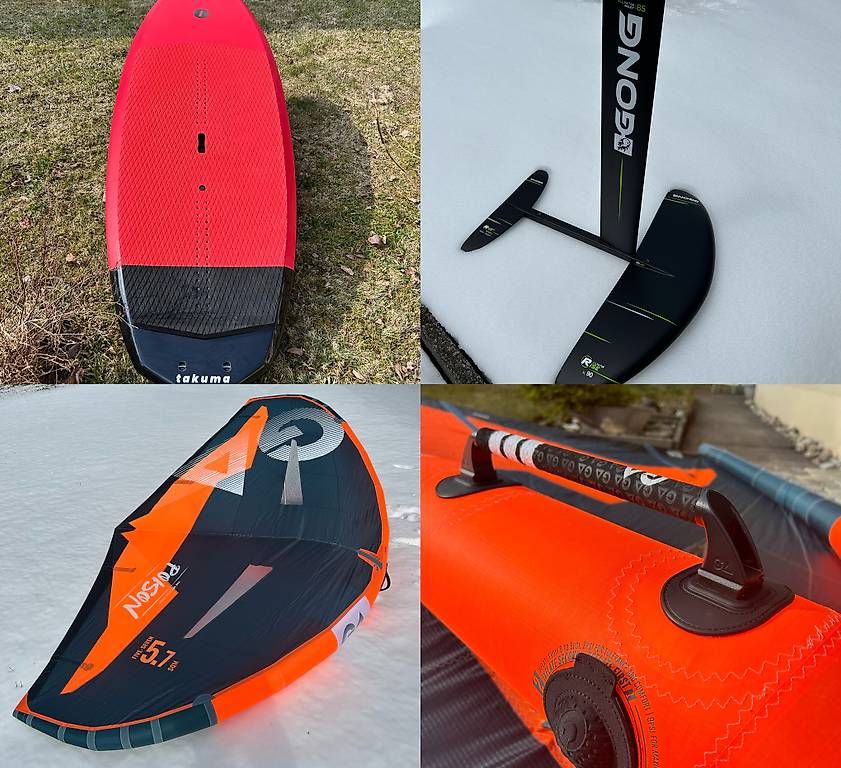 Surfboards & Schwimmbrette: Wing foil Set  / Einsteiger Set / wingfoil Set / beginner – Neu (gemäss Beschreibung) aus Unteriberg von pointbreak66