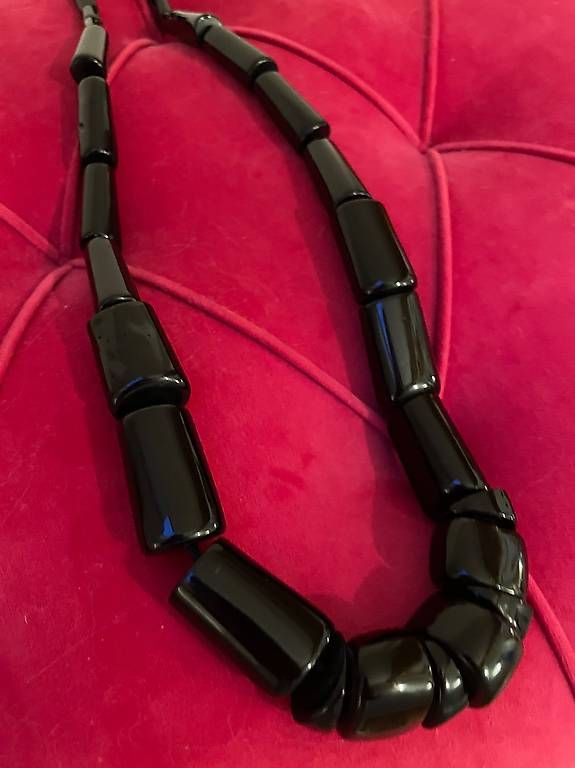 Catenine: Kette schwarz Harz – Usato da Basel venduto da cri_5ljc