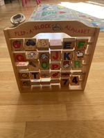 English alphabet&numbers in wood