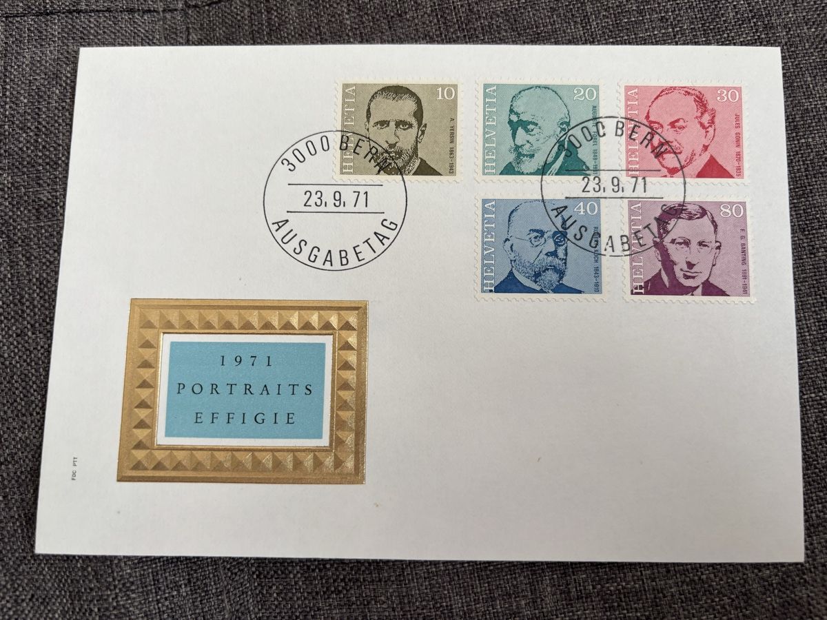 Alle Briefmarken: Portraitmarken - Ersttagesbriefe – Neu (gemäss Beschreibung) aus Binningen von Alpakat 2