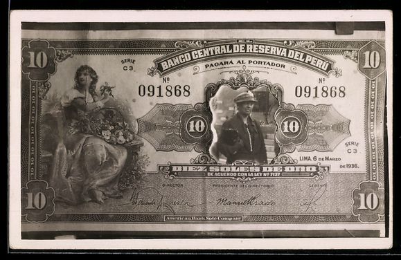 Cartes postales: Portrait einer Person in einem peruanisc – D'occasion à Berlin par bartko-reher