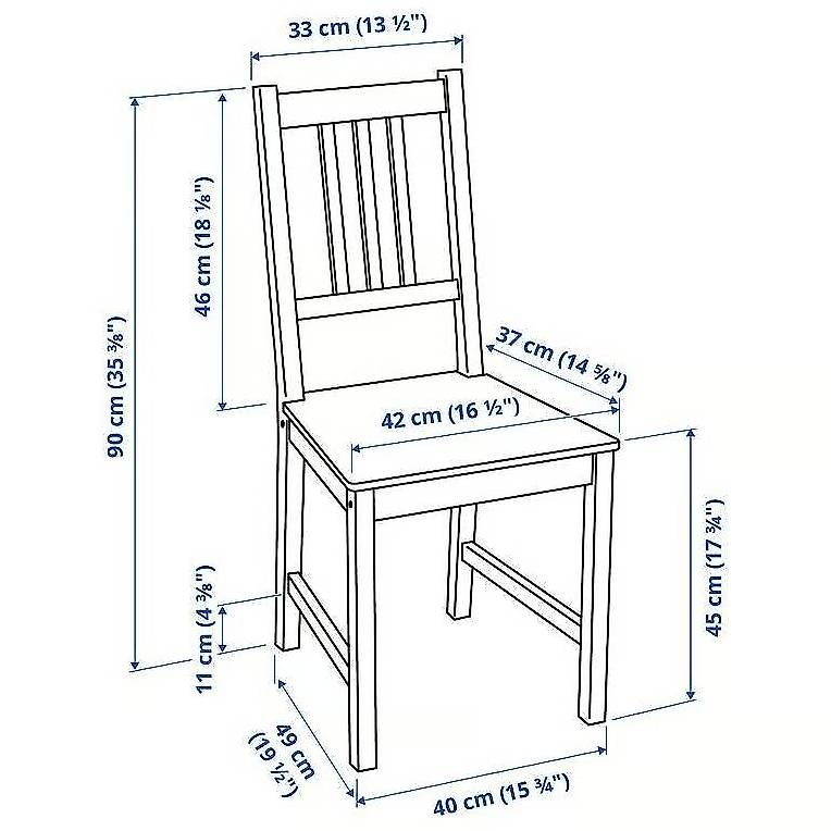 Ikea Chaises: Chaises IKEA STEFAN 2x – D'occasion à Lausanne par tom_vq5p 3