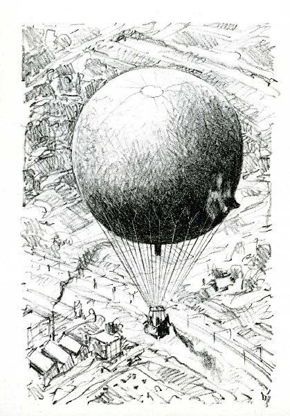 Ansichtskarten: Burgdorf - Ballonaufstieg + 1966 – Gebraucht aus Emmenbrücke von teestube