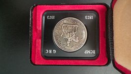 Kanada 1 Dollar 1973 Berittene Polizei - Mounted Police im E