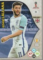 FIFA WORLD CUP RUSSIA 2018 Adrenalyn XL 113 LALLANA ENGLAND