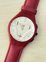 Swatch Chronograph Uhr rot weiss Jahrgang 2001 