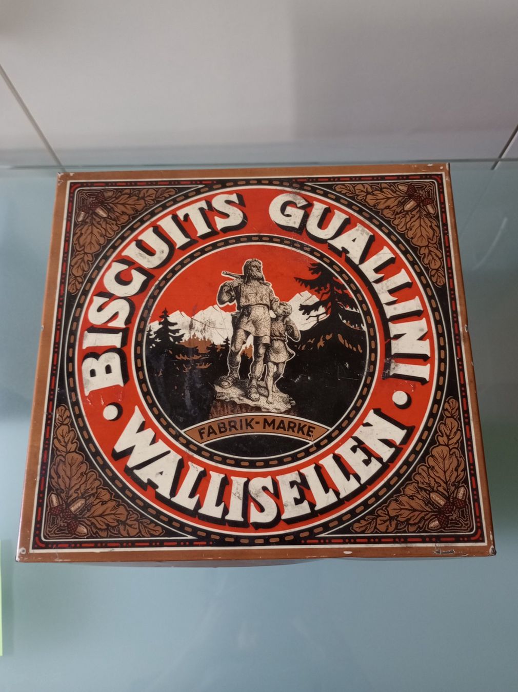 Barattoli: Blechdose Biscuits Guallini Wallisellen – Usato da Herisau venduto da ACm9 4