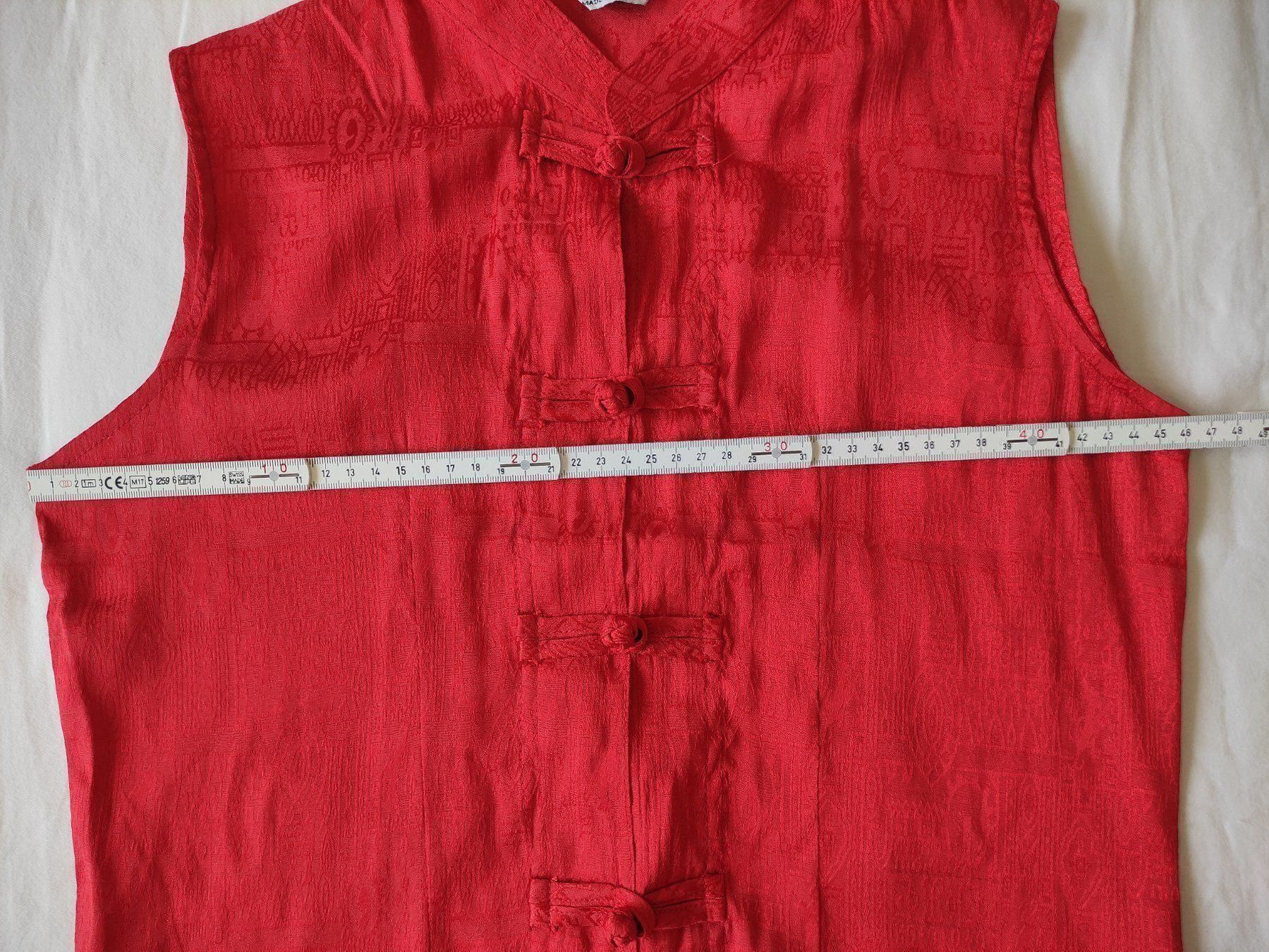 Gilet & Giacche senza maniche: New Thai Silk Vest Top, Orange, 36 – Nuovo (secondo la descrizione) da Sursee venduto da Re.joy 2
