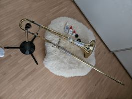Posaune inkl. Koffer und Zubehör