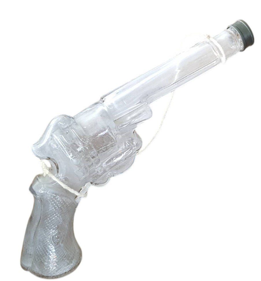 Sonstiges: Whiskeyflasche Revolver antik – Gebraucht aus Mörschwil von antiksalon 5