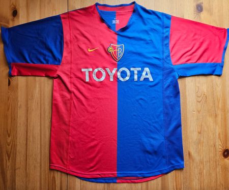 FC Basel Trikot Nike Unterschrieben Gr M FCB Fussball Toyota