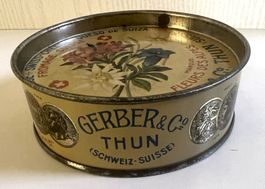 Schaufenster-Dummy Export-  Blechdose Gerber Käse, Thun, rar