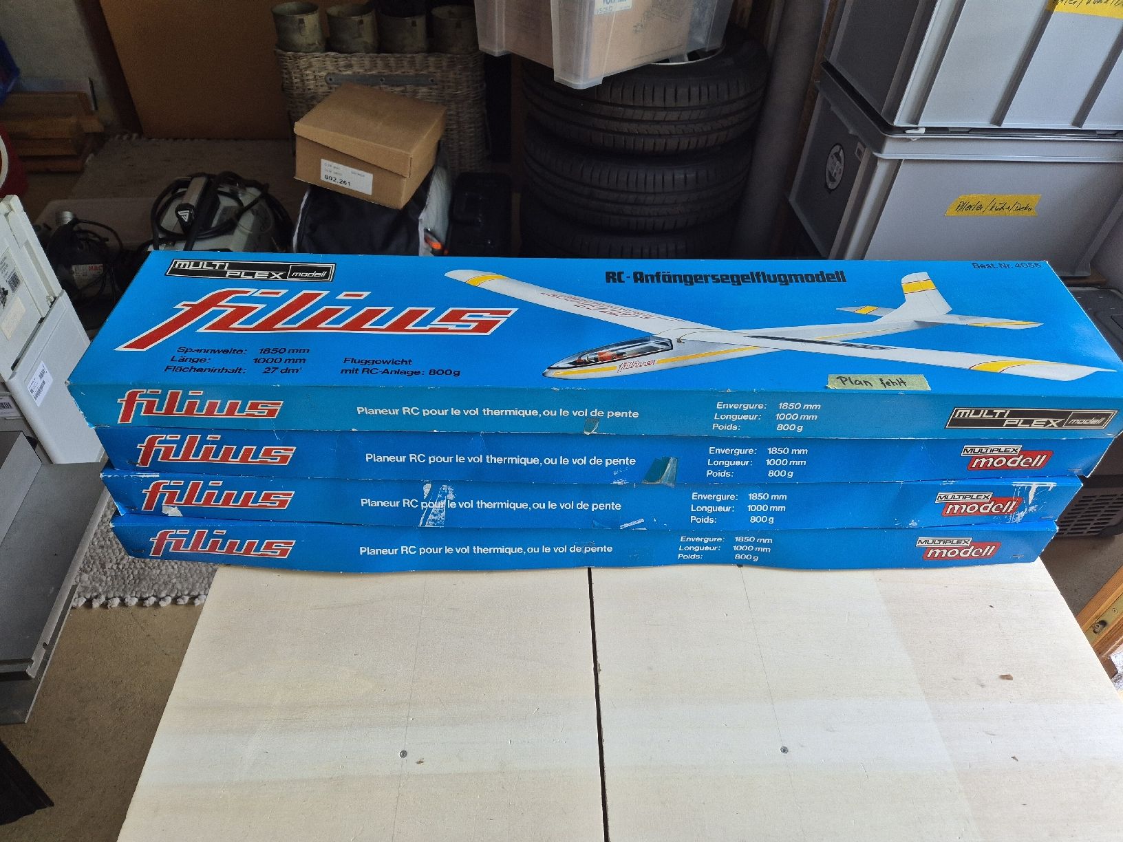 Modellismo RC: Überraschungspack Simprop Filius – Difettoso da Wattenwil venduto da hps_z6w9