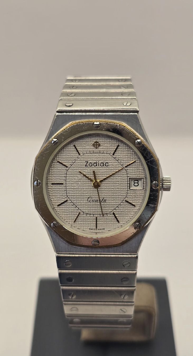 Zodiac Orologi: Zodiac Quartz Date Royal Oak 34,1mm – Usato da Minusio venduto da AGSuhren