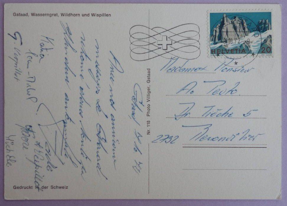 Cartes postales: Gstaad – D'occasion à Fétigny par Billy2miny 1