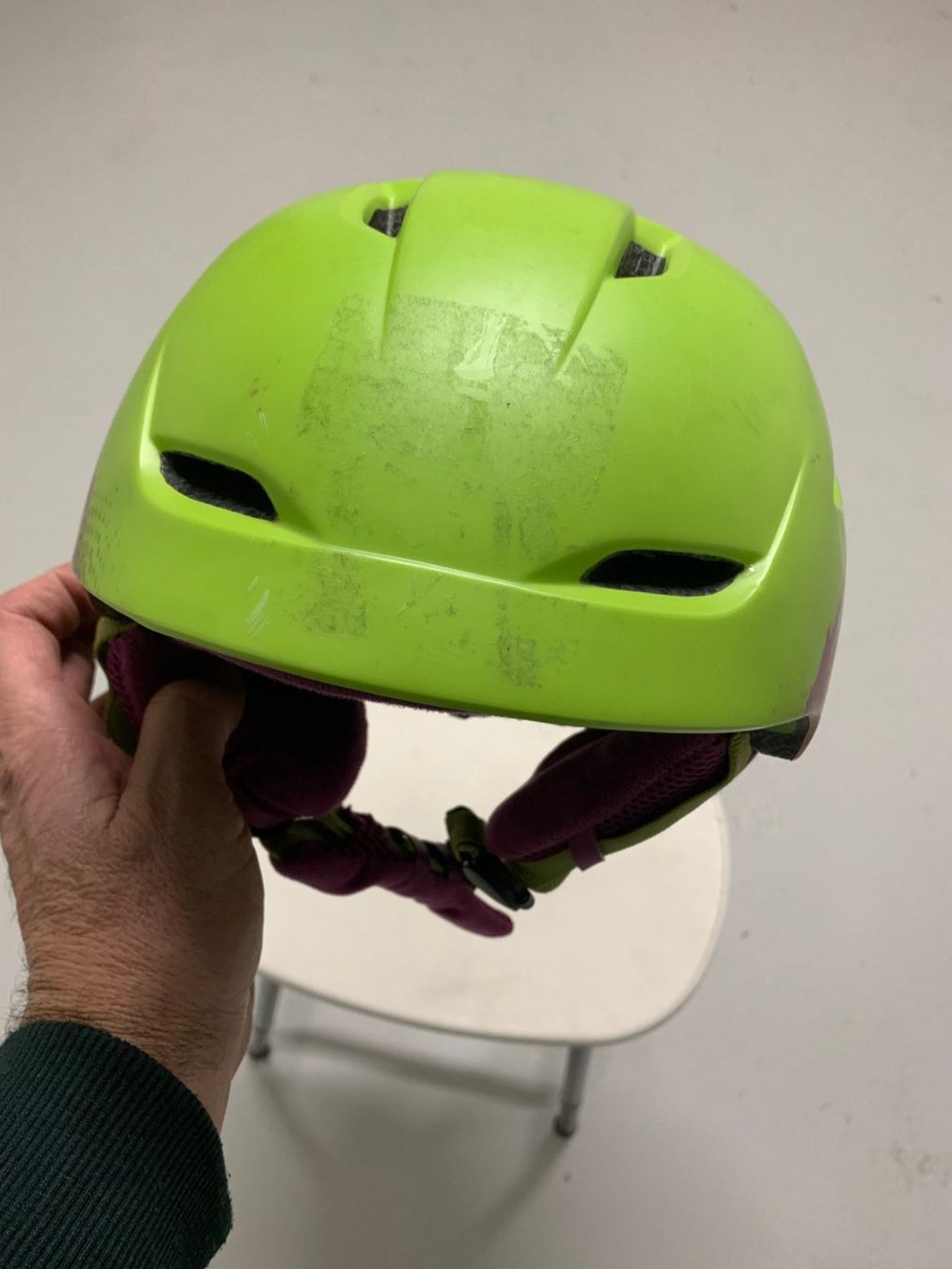 Caschi: Helm Skihelm Snowboardhelm Kinderhelm Winterhelm grün – Usato da Zürich venduto da Peterbrech