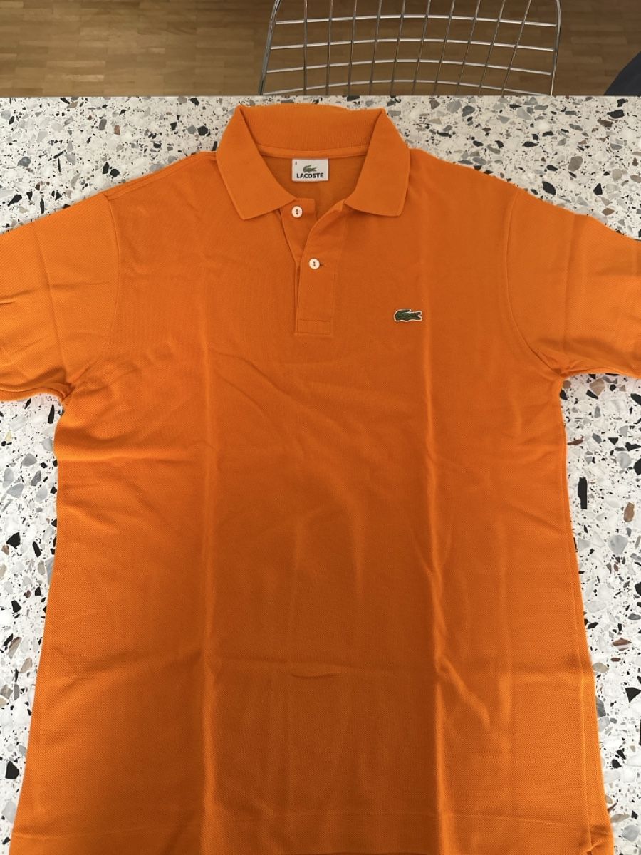 Lacoste Magliette Polo: Polo Lacoste orange taille 4 comme neuf – Nuovo (secondo la descrizione) da Genève venduto da Davidspiky17 1