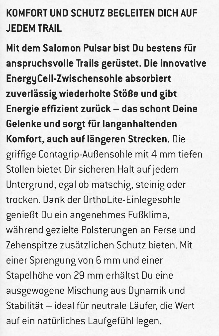 Salomon Herrenschuhe: Salomon Pulsar Neu Herren – Neu (gemäss Beschreibung) aus Möhlin von Solmari74 6