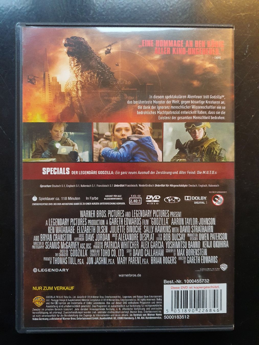 Tutti i DVDs: Godzilla (2014) DVD – Usato da Zürich venduto da TimZurich1 1