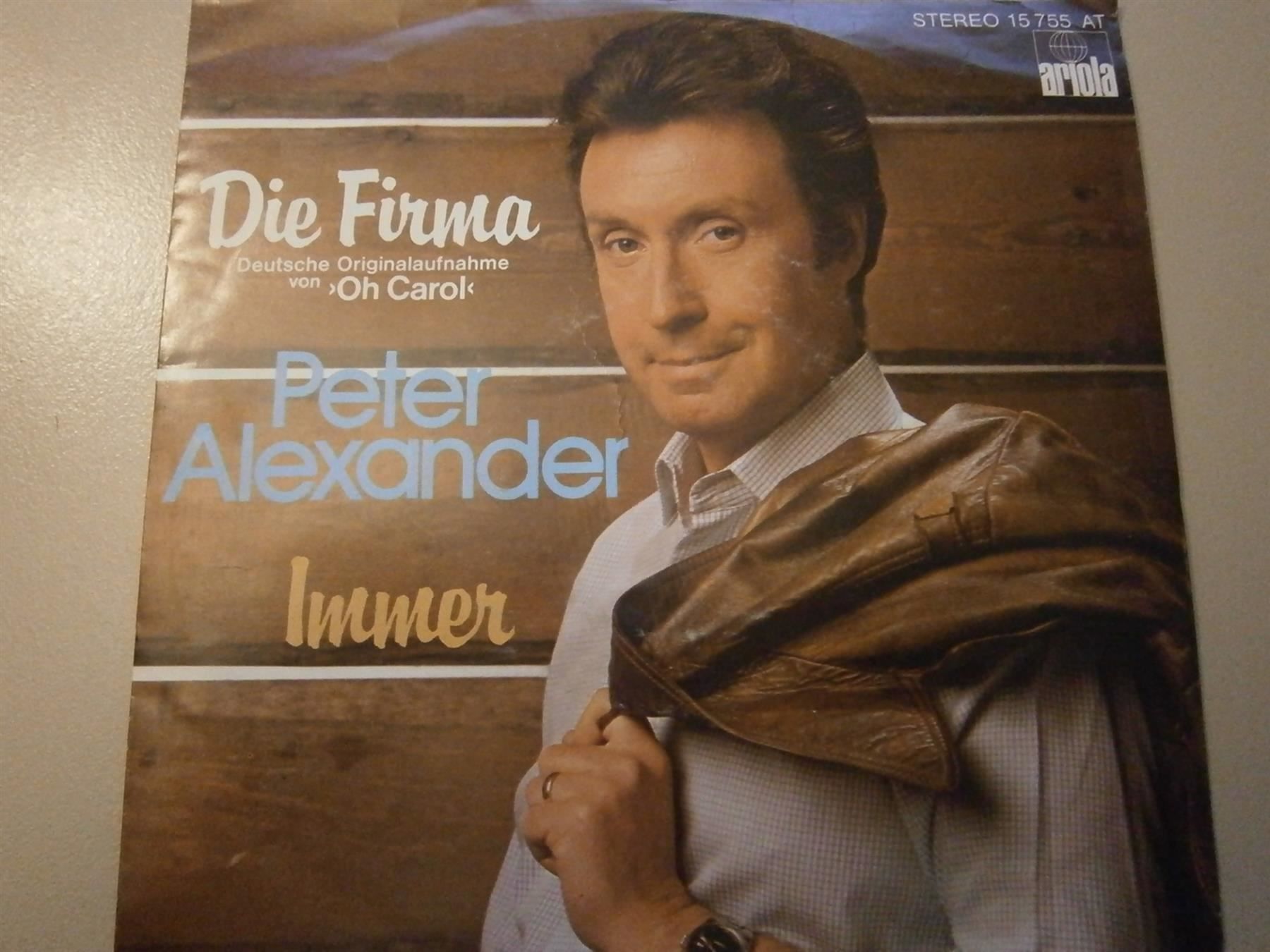 Dischi in vinile: Vinyl-Single Peter Alexander - die Firma – Usato da Langenthal venduto da Modo39