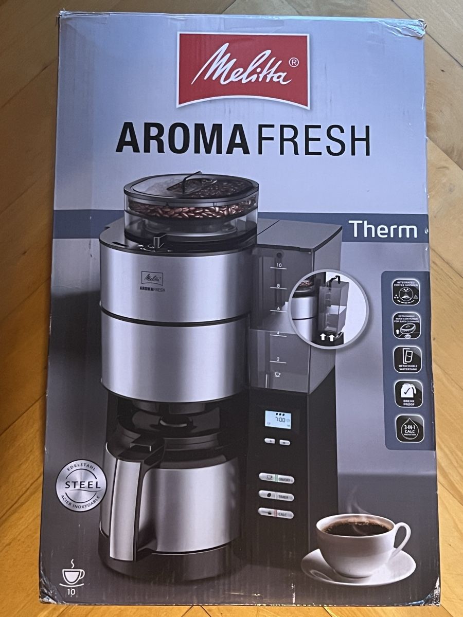 Melitta Kaffeemaschinen & Espressomaschinen: Cafetière Melitta AromaFresh Therm – Neu (gemäss Beschreibung) aus Bulle von Sammobil