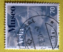 Nr.1023 GESTEMPELT Wiedereröffnung Museo Vela 2001  