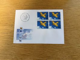 FDC 4er Block 13.3.2001 Bern