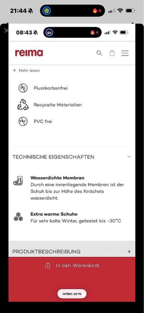 Reima Chaussures garçon: Reima Kinder Winterstiefel  Grösse 29 – Neuf (Voir description) à Schübelbach par Ale_Lia 3